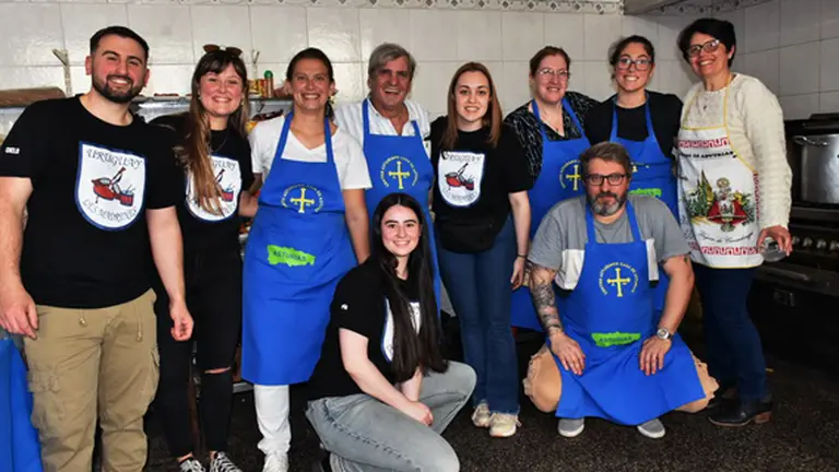 Uru.Romeria asturiana-cocineros asturianos