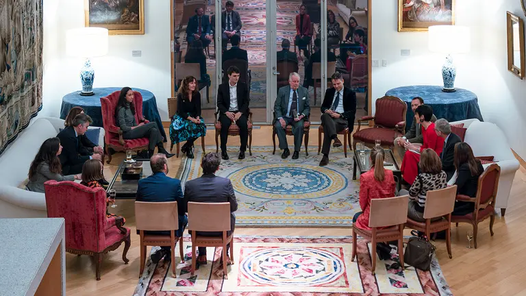 Con la colectividad española 1