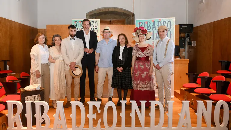 O conselleiro de Cultura, Lingua e Xuventude, José López Campos, presenta O Ribadeo Indiano. No Pazo de San Roque