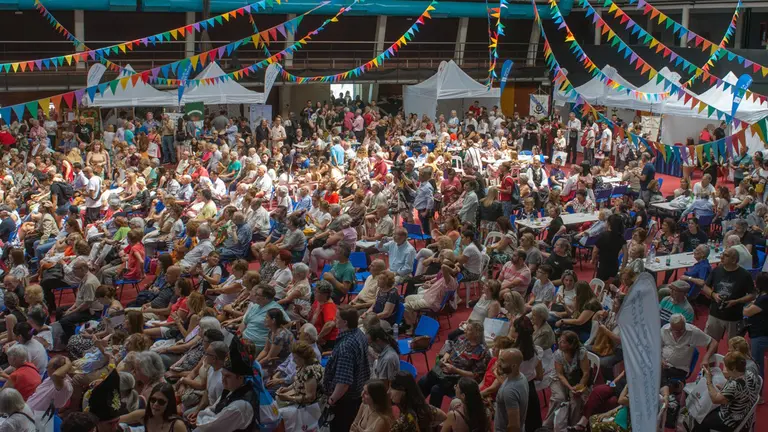Foto de archivo  de la1ra Gran Romería - panorámica