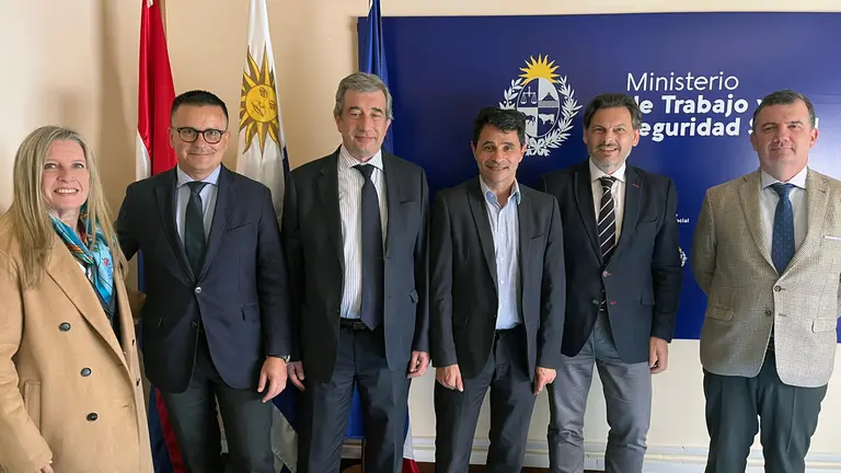 Con ministro Trabajo Uruguai 1