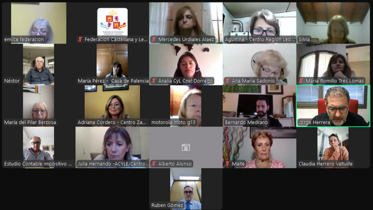 Reunión Herrera por zoom