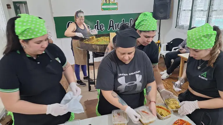 Paella en la Casa de Andalucía Comodoro Rivadavia 1