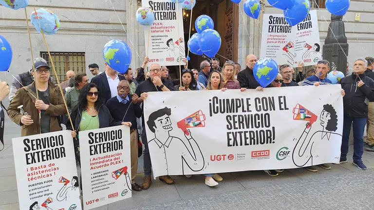 Manifestación en Madrid del Servicio Exterior 1