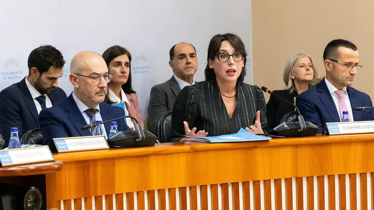 16,00 h.-            A conselleira de Economía e Industria, María Jesús Lorenzana, comparecerá na Comisión 3ª de Economía, Facenda e Orzamentos, para explicar as contas do seu departamento para 2026 Foto Xoán Crespo 16,00 h.-            A conselleira de Economía e Industria, María Jesús Lorenzana, comparecerá na Comisión 3ª de Economía, Facenda e Orzamentos, para explicar as contas do seu departamento para 2026 Foto Xoán Crespo