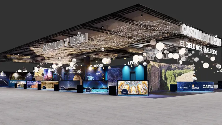 Recreacion del estand en Fitur 1