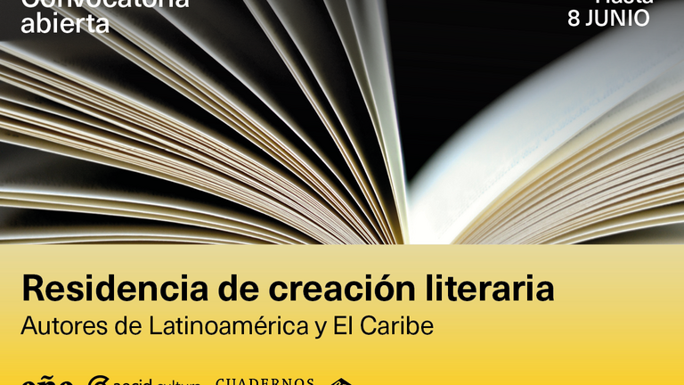 Cartel Residencias Creacion Literaria