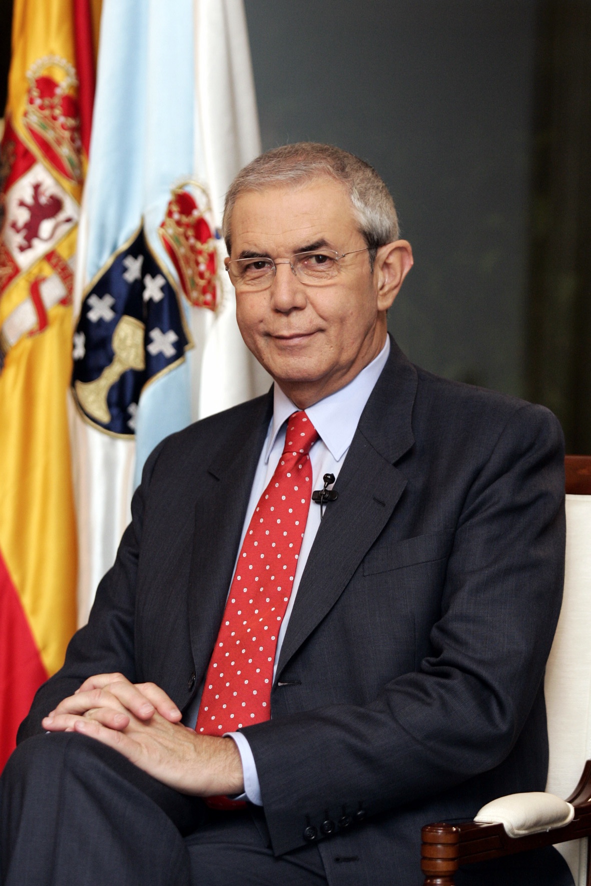 Pérez Touriño, durante su discurso institucional de Fin de Año. Pérez Touriño, durante su discurso institucional de Fin de Año.
