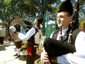 Integrantes del Cuadro de gaitas y baile del Centro Asturiano de México. Integrantes del Cuadro de gaitas y baile del Centro Asturiano de México.
