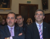 Agustín Torres, junto al viceconsejero de Emigración del Principado, Valentín Ruiz. Agustín Torres, junto al viceconsejero de Emigración del Principado, Valentín Ruiz.