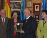 Ramos, en el Centro Asturiano de Málaga. Ramos, en el Centro Asturiano de Málaga.