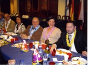 Dirigentes de la institución en la cena. Dirigentes de la institución en la cena.
