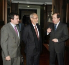 José Ramón Alonso, José Viegas y Juan Vicente Herrera. José Ramón Alonso, José Viegas y Juan Vicente Herrera.