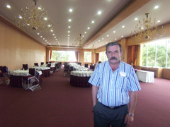 José Luis Portabales en Los Candiles, el salón de eventos del Hospital Español. José Luis Portabales en Los Candiles, el salón de eventos del Hospital Español.