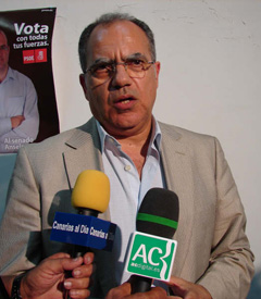 Casimiro Curbelo, presidente del Cabildo de La Gomera. Casimiro Curbelo, presidente del Cabildo de La Gomera.