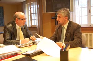 Manuel Luis Rodríguez y Carlos Ames, la pasada semana. Manuel Luis Rodríguez y Carlos Ames, la pasada semana.