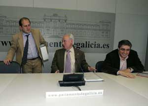 Los portavoces de la ponencia. Los portavoces de la ponencia.