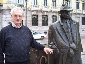 José Antonio Nespral, en Oviedo. José Antonio Nespral, en Oviedo.