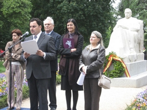 Plasencia, en el homenaje a Pérez Galdós. Plasencia, en el homenaje a Pérez Galdós.