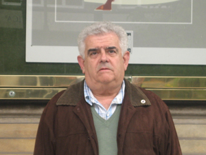 Horacio Castaño, presidente del Centro Asturiano de Rosario, en Argentina, durante su visita a Gijón. Horacio Castaño, presidente del Centro Asturiano de Rosario, en Argentina, durante su visita a Gijón.