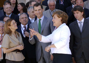 El Príncipe de Asturias acudió a la inauguración dei IV Encuentro de directores del Instituto Cervantes en Soria El Príncipe de Asturias acudió a la inauguración dei IV Encuentro de directores del Instituto Cervantes en Soria