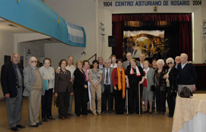 Ramos y Álvarez, en el Centro Asturiano de Rosario. Ramos y Álvarez, en el Centro Asturiano de Rosario.