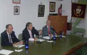 Domingo Heras, durante su intervención. Domingo Heras, durante su intervención.