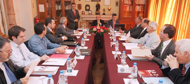 Un momento de la reunión de la Comisión Delegada.