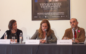Teresa Porto, Paloma Porraz y Alfonso de la Torre, durante la presentación de la exposición en México D.F. Teresa Porto, Paloma Porraz y Alfonso de la Torre, durante la presentación de la exposición en México D.F.