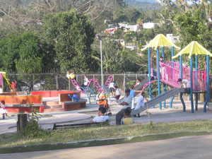 Una de las zonas recreativas del Parque de San José, inaugurado en Santa Tecla. Una de las zonas recreativas del Parque de San José, inaugurado en Santa Tecla.
