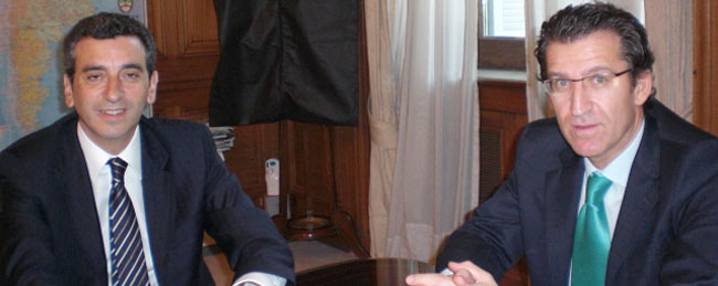 El líder del PPdG  con el ministro de Interior argentino.