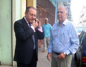 Colsa y Rabanillo, en las calles de La Habana. Colsa y Rabanillo, en las calles de La Habana.