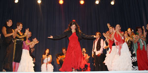 Alejandra Fernández, en el papel de ‘Carmen’. Alejandra Fernández, en el papel de ‘Carmen’.