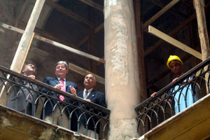 Fernández Santiago y Colsa supervisaron las obras de reconstrucción del Centro de Día. Fernández Santiago y Colsa supervisaron las obras de reconstrucción del Centro de Día.