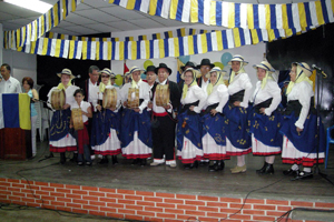 ‘Coros y Danzas de La Gomera en Venezuela’, durante su presentación.