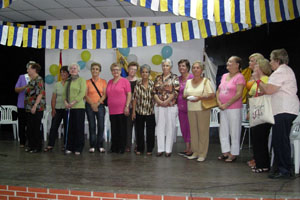 Las candidatas a romera mayor.