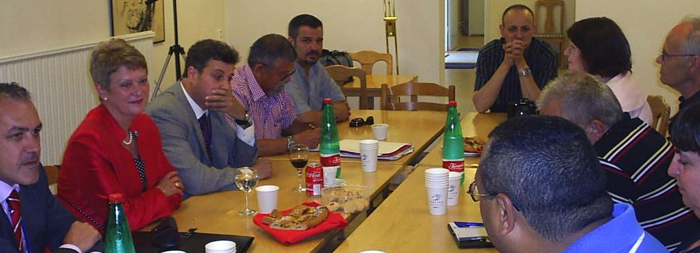 Un momento de la reunión de trabajo en la Federación.