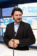 Rodríguez Miranda, en la rueda de prensa. Rodríguez Miranda, en la rueda de prensa.