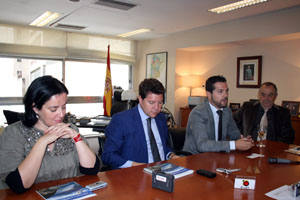 De izda. a dcha., Sonsoles Guillén, Emiliano García Page, Julio López Revuelta y Julio Moreno Ventas. De izda. a dcha., Sonsoles Guillén, Emiliano García Page, Julio López Revuelta y Julio Moreno Ventas.