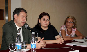 Mario Payarola, durante su intervención. Mario Payarola, durante su intervención.