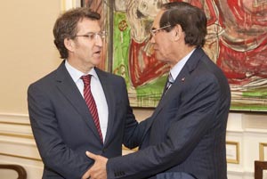 PAZO DE RAXOI
12,30 h.- O presidente da Xunta, Alberto Núñez Feijóo, manterá un encontro co embaixador de Filipinas en España, Carlos Salinas, e cunha delegación de representantes políticos do país de visita institucional en Galicia.
foto xoán crespo
21/04/14