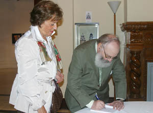 Firmando libros