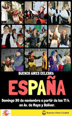 buenos aires celebra españa 30 nov 2014