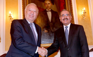 Con el presidente Danilo Medina