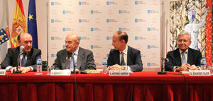 De izquierda a derecha Lage, Cavallo, Garrido y Olier