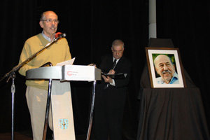 Homenaje Lozano.Juan Carlos Lozano intervención