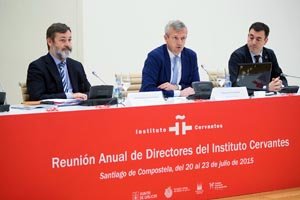 O vicepresidente da Xunta, Alfonso Rueda, e o conselleiro de Cultura, Educación e Ordenación Universitaria, Román Rodríguez, asistirán á clausura da reunión anual de directores do Instituto Cervantes, que terá lugar no Auditorio da Biblioteca da Cidade da Cultura (monte Gaiás, s/n).
foto xoán crespo
23/07/15