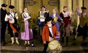 Los vascos de Bruselas, durante su última actividad del año.
