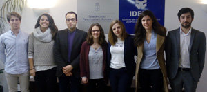 Becarios participantes en el programa de prácticas en el exterior Idepa de este año.