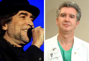 Joaquín Sabina y Miguel Ángel Salvatierra. 
